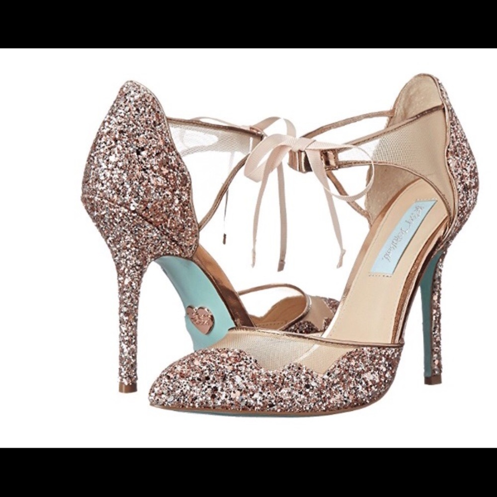 Betsy Johnson Blue line shoes